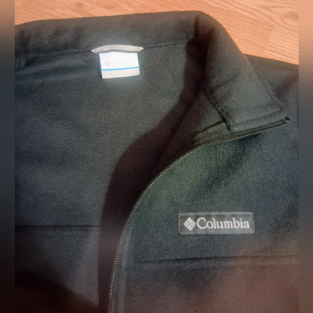 Columbia NWT Mens Black Fleece Jacket, SZ S MSRP $46 - Picture 6 of 6